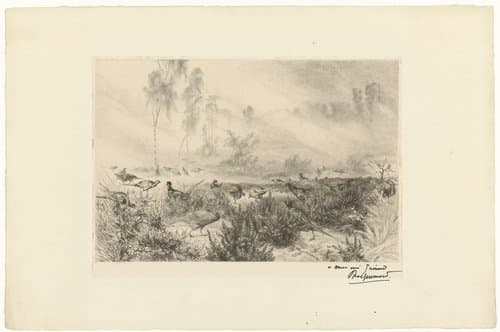 Zes landschappen by Félix Bracquemond
