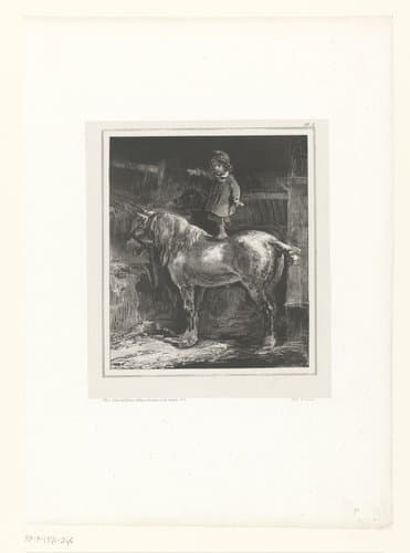Schetsen in inkt en mezzotint by Nicolas Toussaint Charlet