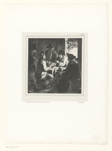 Schetsen in inkt en mezzotint by Nicolas Toussaint Charlet