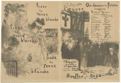 Lisez la revue blanche Au-dessus des forces humaines by Édouard Vuillard