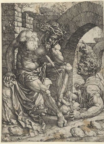 Christus op de koude steen