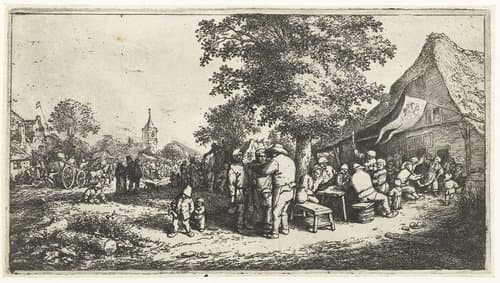 Boerenkermis by Adriaen van Ostade