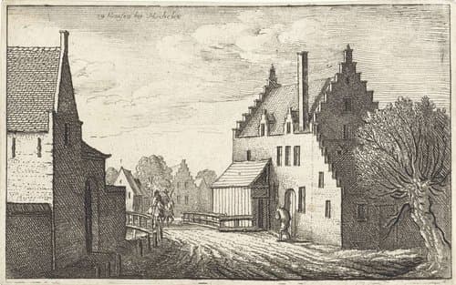Gezichten op Europese steden by Wenceslaus Hollar