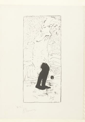 Femme en chemise by Pierre Bonnard