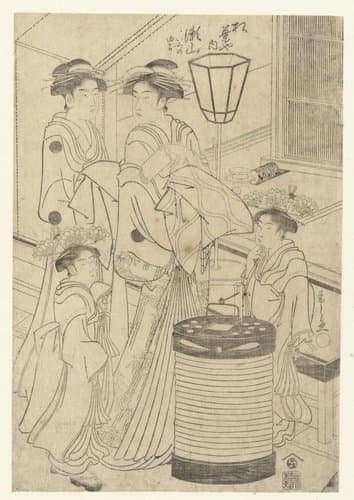 Matsubaya uchi Seyama by Hosoda Eishi