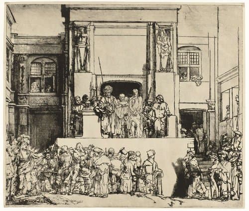 Christ Presented to the People (Ecce Homo) by Rembrandt van Rijn