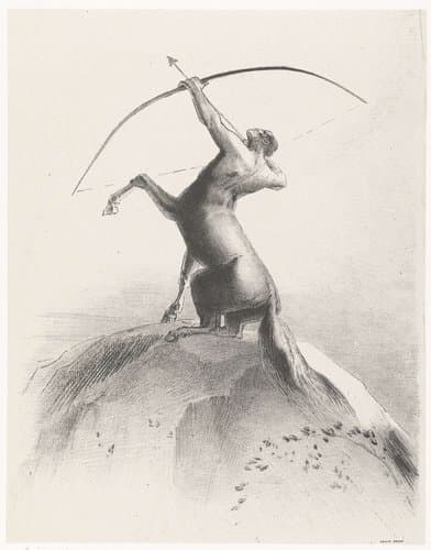 Centaure visant les Nues by Odilon Redon