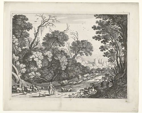 Italiaanse landschappen by Guilliam van Nieulandt (II)