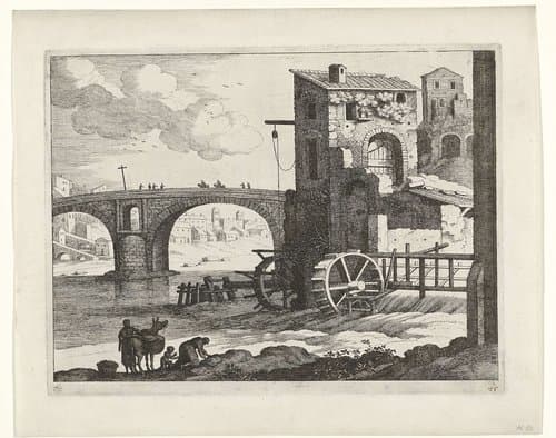 Italiaanse landschappen by Guilliam van Nieulandt (II)