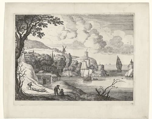Italiaanse landschappen by Guilliam van Nieulandt (II)