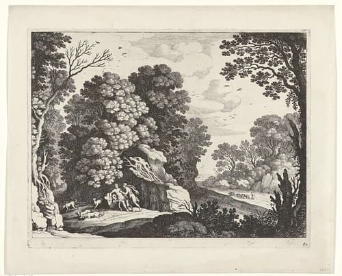 Cephalus en Procris by Guilliam van Nieulandt (II)