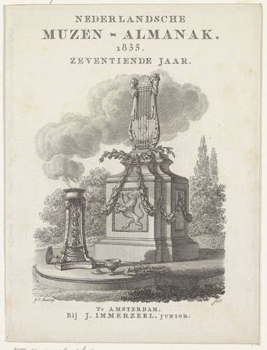 Titelpagina voor: Nederlandsche Muzen-Almanak 1835