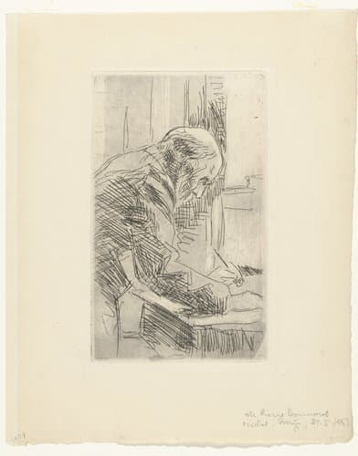 Portret van de kunstenaar Edouard Vuillard by Pierre Bonnard