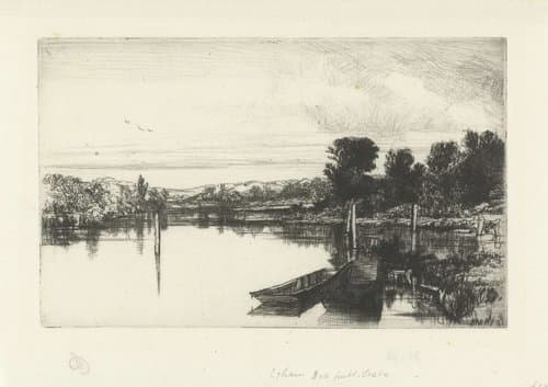 Egham by Francis Seymour-Haden (Sir)
