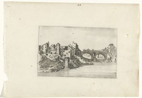 Brug over de rivier by anonymous