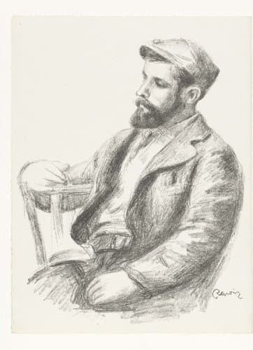 Portret van kunstenaar Louis Valtat by Pierre Auguste Renoir