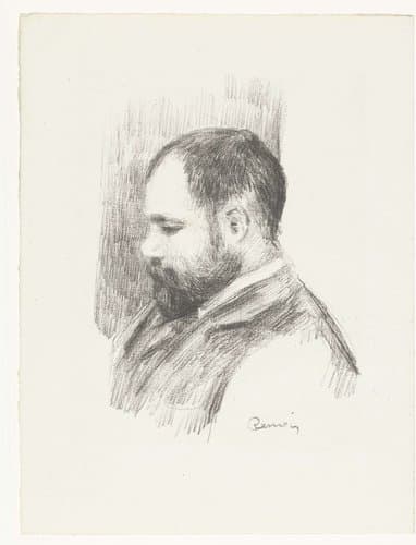 Portret van kunsthandelaar Ambroise Vollard by Pierre Auguste Renoir