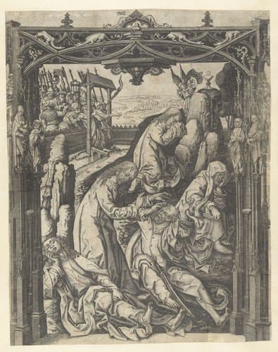 Christus op de Olijfberg by Meester IAM van Zwoll