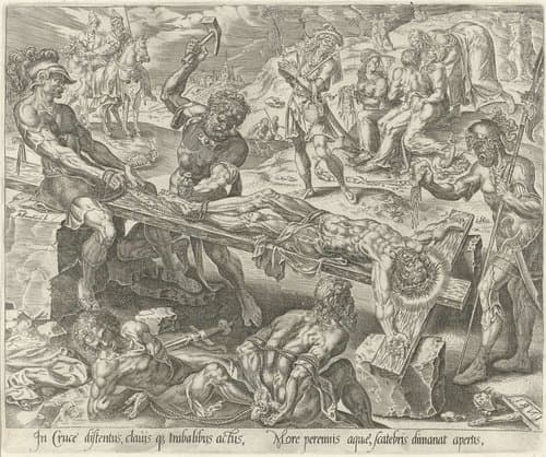Zeven bloedingen van Christus by Harmen Jansz Muller