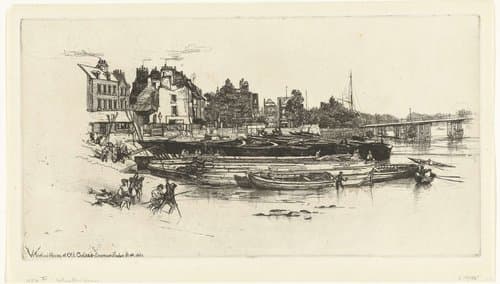 Whistler's house at old Chelsea by Francis Seymour-Haden (Sir)