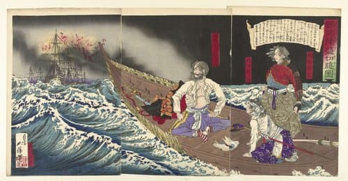 Zelfmoord van Saigyo Takamori by Tsukioka Yoshitoshi