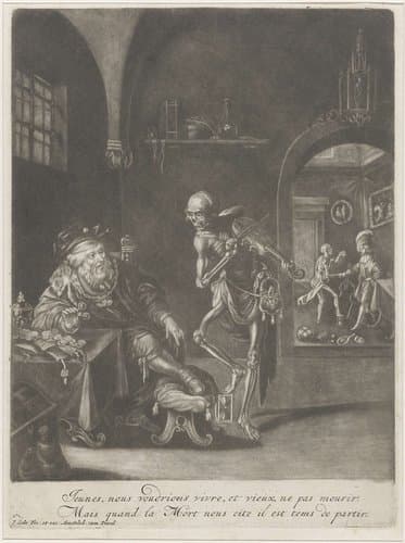 Rijke man en de Dood by Jacob Gole
