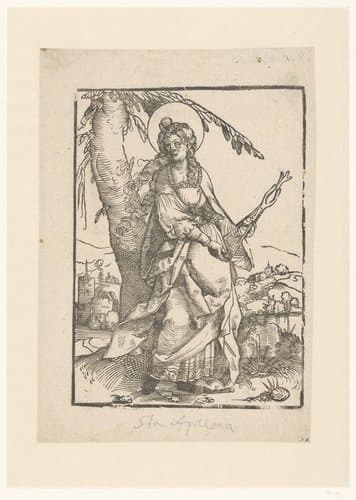 Heilige Apollonia by anonymous; Hans Sebald Beham