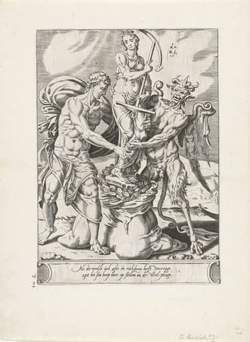 3/4 by Dirck Volckertsz. Coornhert