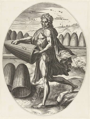 Goden van de landbouw by Cornelis Cort