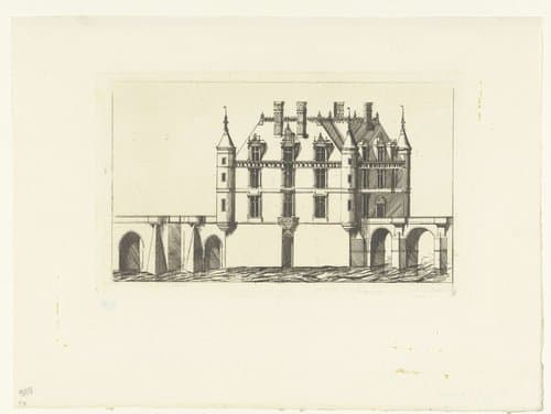 Château de Chenonceau by Charles Meryon