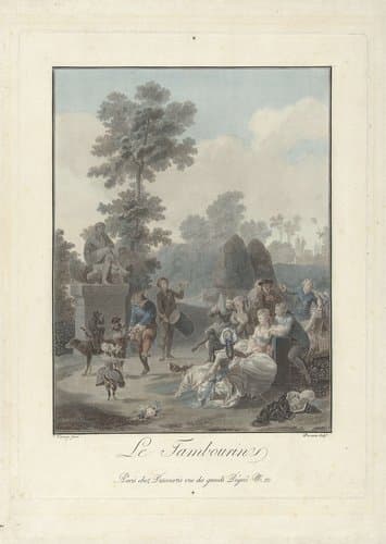 Le Tambourin by Charles Melchior Descourtis