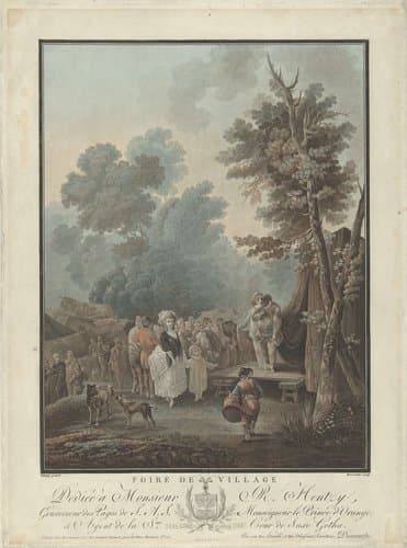 Foire de Village by Charles Melchior Descourtis