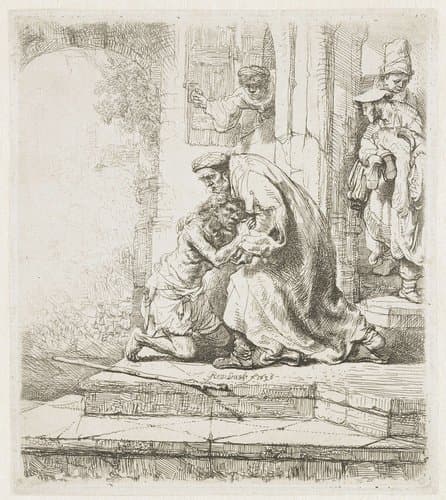 The return of the prodigal son by Rembrandt van Rijn