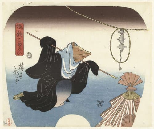 De vossenval by Hiroshige (I) , Utagawa