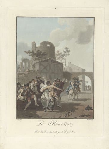 La Rixe by Charles Melchior Descourtis