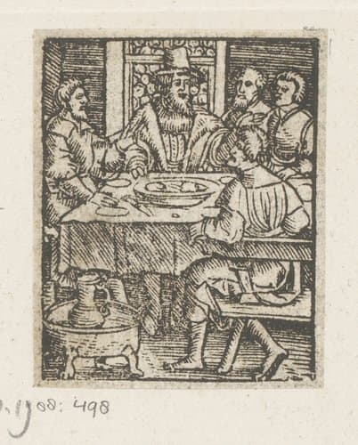 Koninklijke bruiloft met gasten by anonymous; anonymous