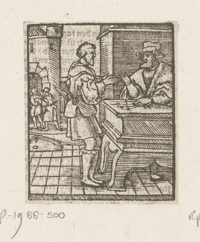 Parabel van de onrechtvaardige rentmeester by anonymous; anonymous