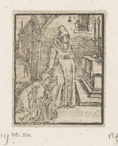 Parabel van de Farizeeër en de tollenaar by anonymous; anonymous