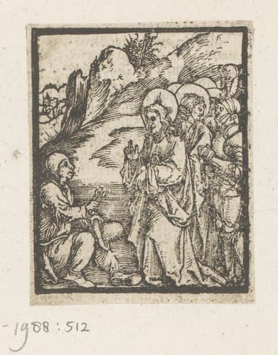 Christus geneest een melaatse by anonymous; anonymous