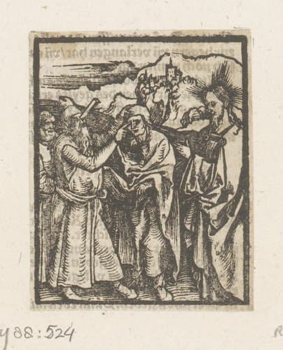 Gelijkenis van de splinter en de balk in het oog by anonymous; anonymous