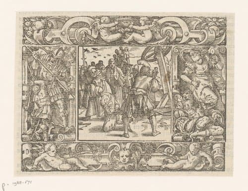Onthoofden van een man by anonymous; anonymous