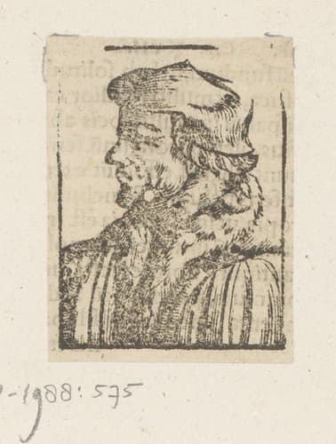 Buste van een man by anonymous; anonymous