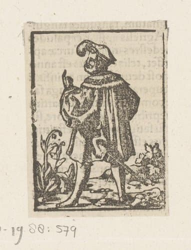 Staande man by anonymous; anonymous