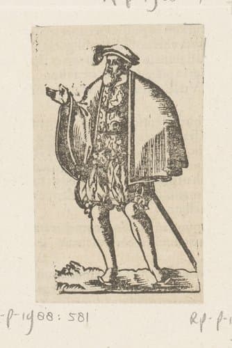 Staande man by anonymous; anonymous