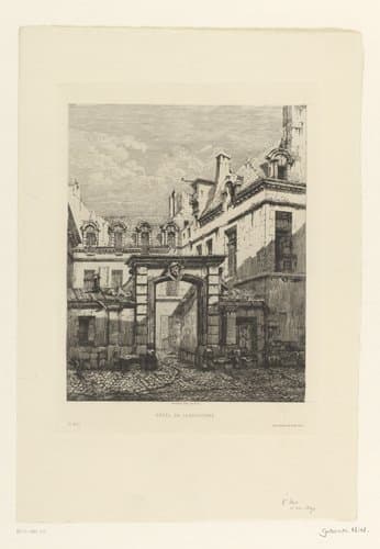 Gezicht op Hôtel de Lesdiguière