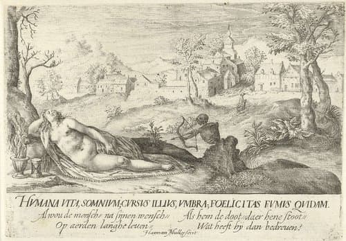 Allegorie op het menselijk leven by Harmen Jansz Muller
