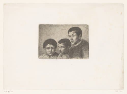 Schetsmatige figuren by Ludwig Emil Grimm