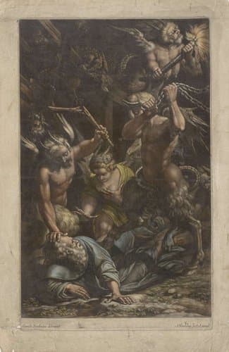 Verzoeking van de heilige Antonius by Abraham Bloteling
