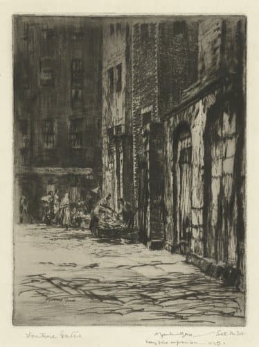 Tontine Gates by Muirhead Bone