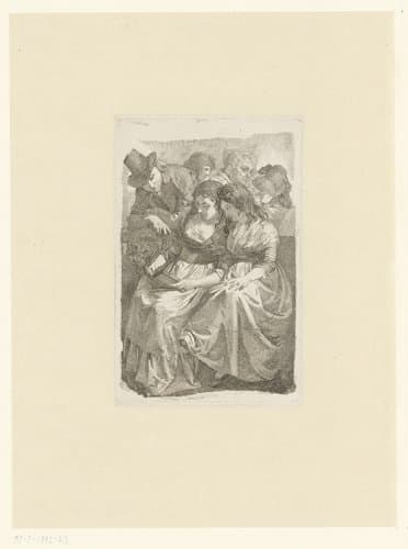 Johann Gottfried Schadow met zijn familie by Gottfried Schadow